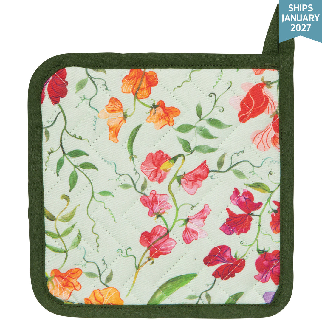 Sweet Pea Potholder