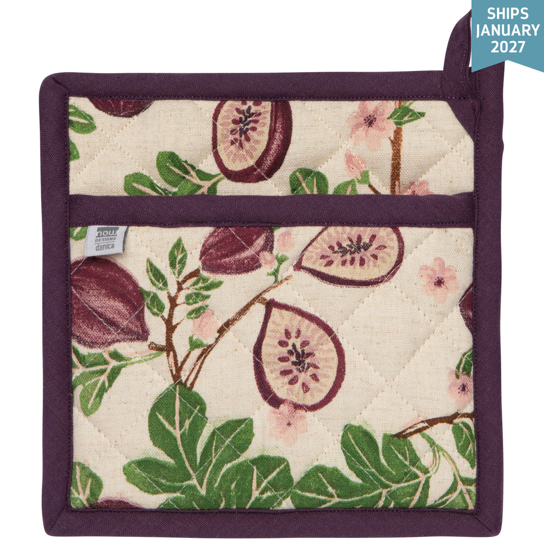 Fig Blossom Pocket Potholder