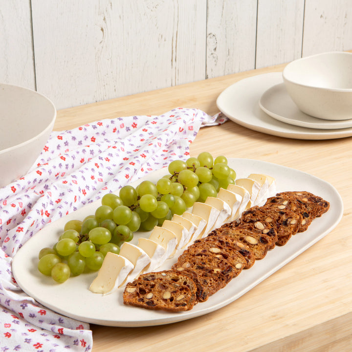 Vanilla Bean Fresco Melamine Platter