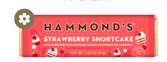 Strawberry Shortcake Candy Bar