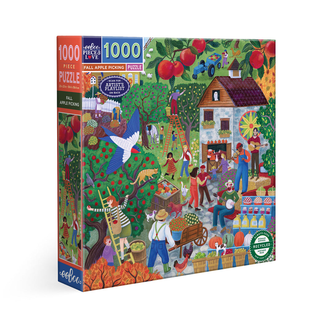 Fall Apple Picking Puzzle, 1000 Piece