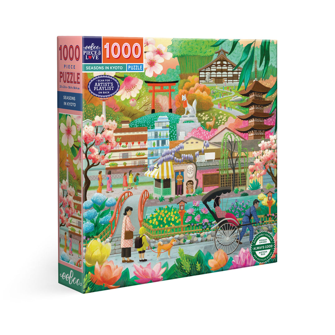 Seasons In Kyoto Puzzle, 1000 Piece