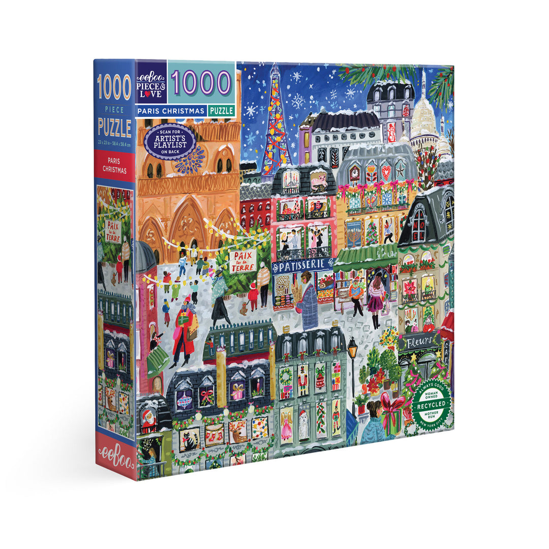 Paris Christmas Puzzle, 1000 Piece