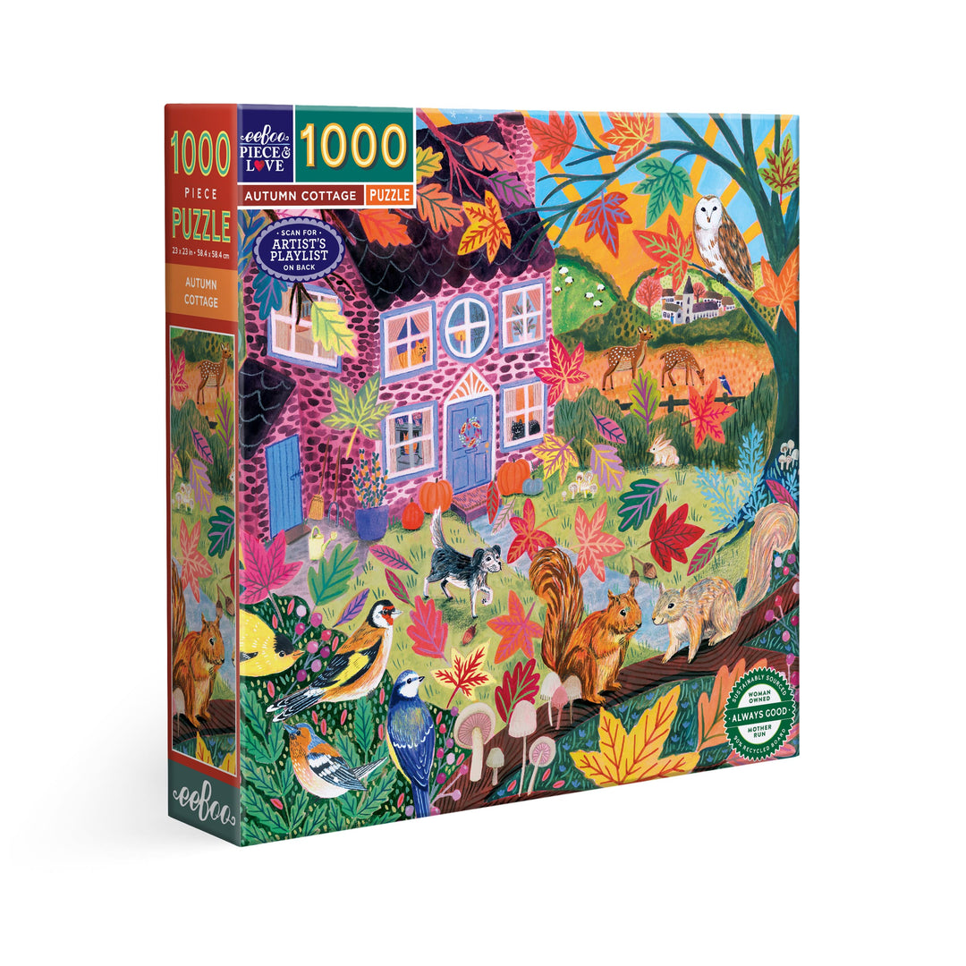 Autumn Cottage Puzzle, 1000 Piece