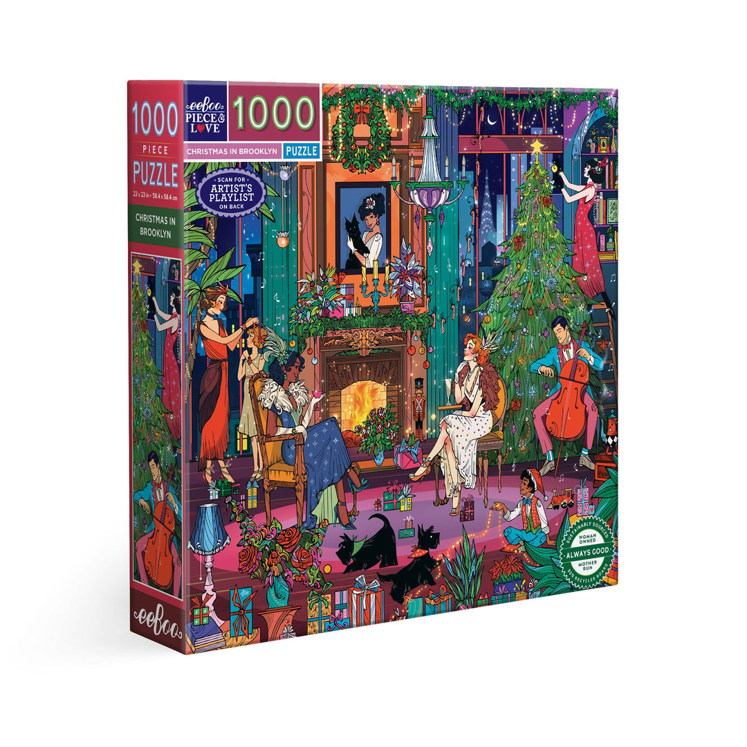 Christmas In Brooklyn Puzzle, 1000 Piece