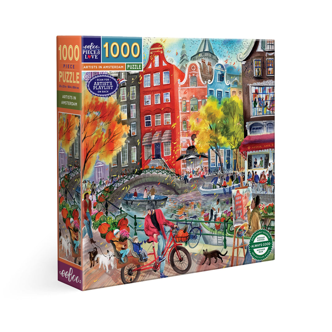 Artist In Amsterdam Puzzle, 1000 Piece
