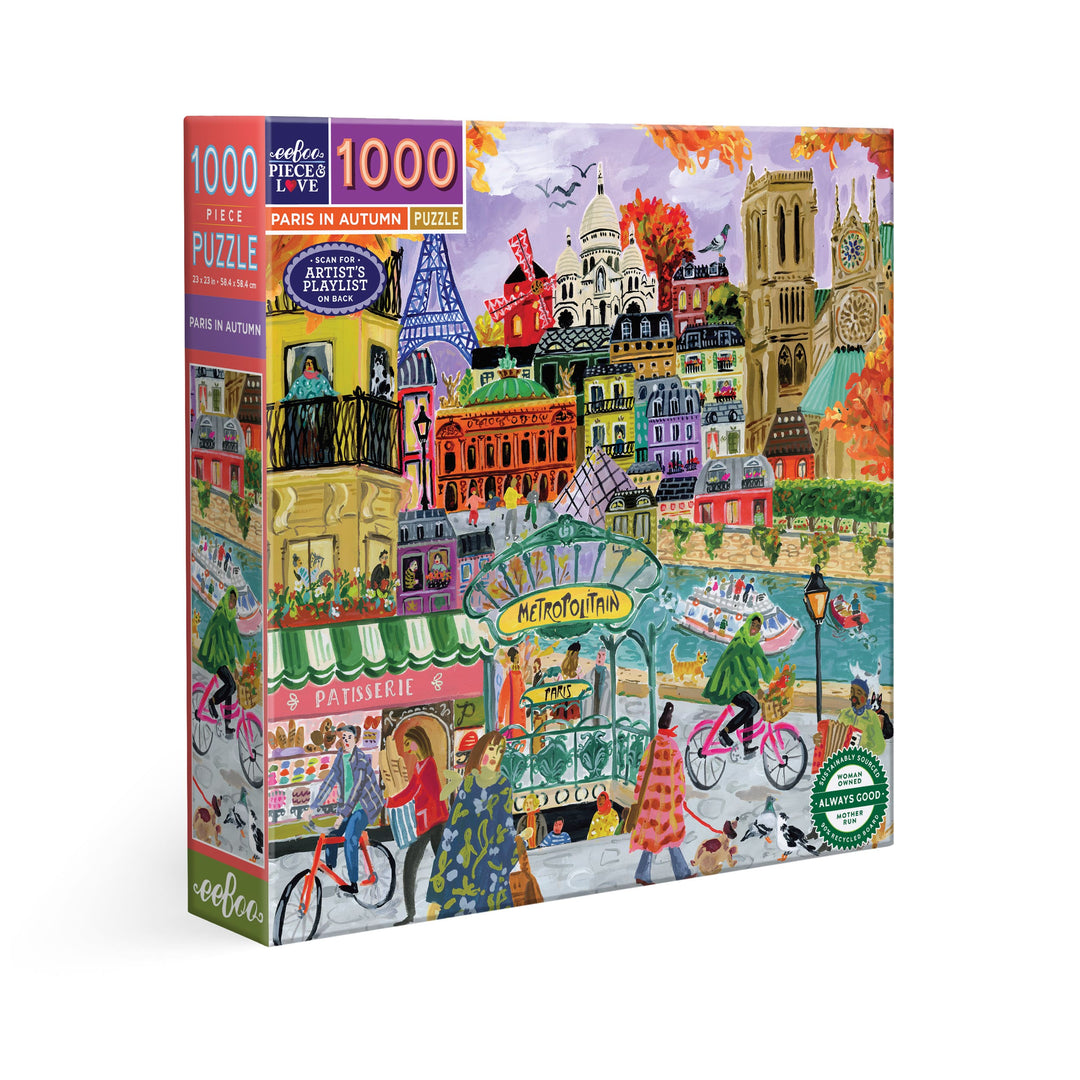 Paris In Autumn Puzzle, 1000 Piece