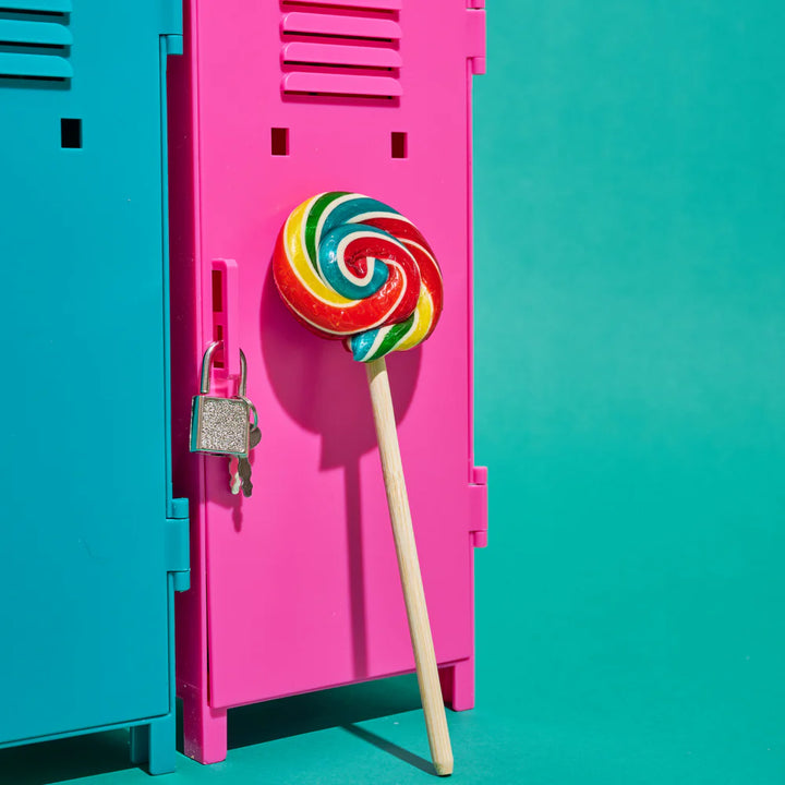 Rainbow Blast Lollipops