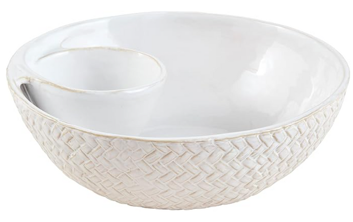 Stoneware Chip and Dip