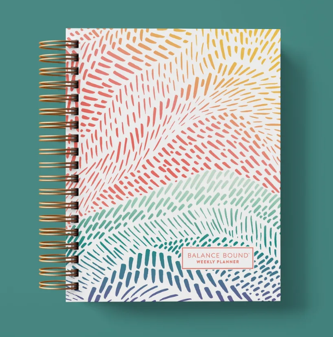 Rainbow Sunset Daily Planner