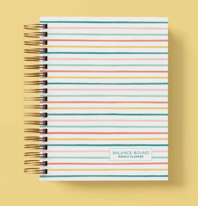 Colorful Stripe Weekly Planner