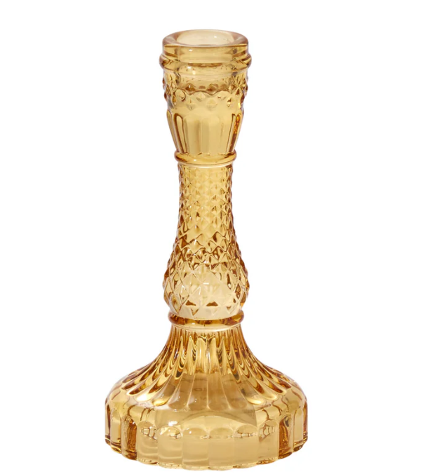 Amber Gillian Candlestick, Tall