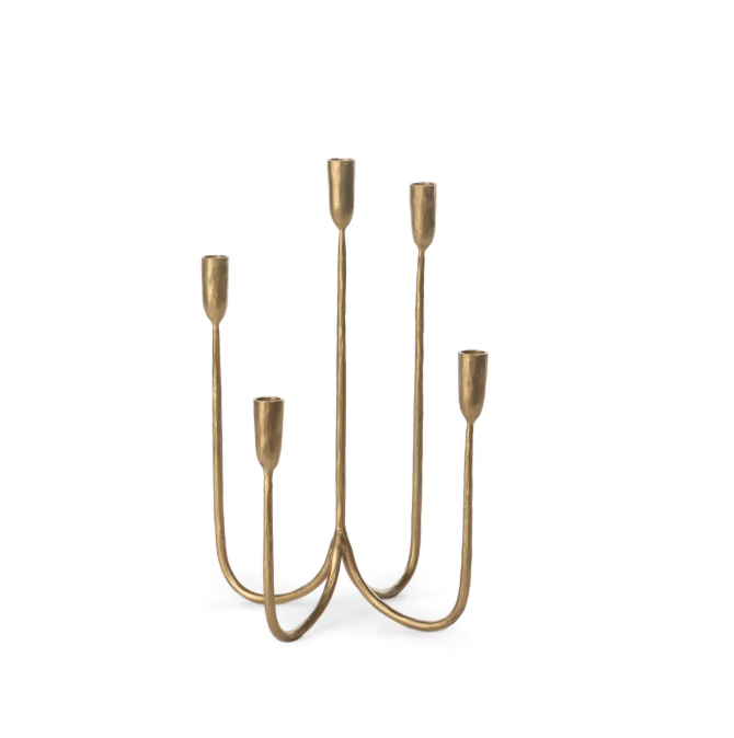 Forged Iron Candelabra