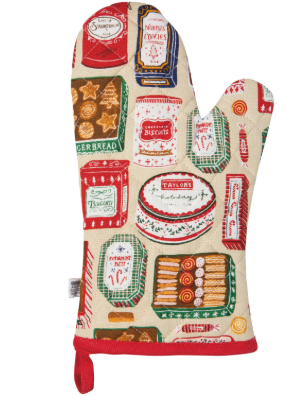 Sugar & Spice Christmas Spruce Oven Mitt