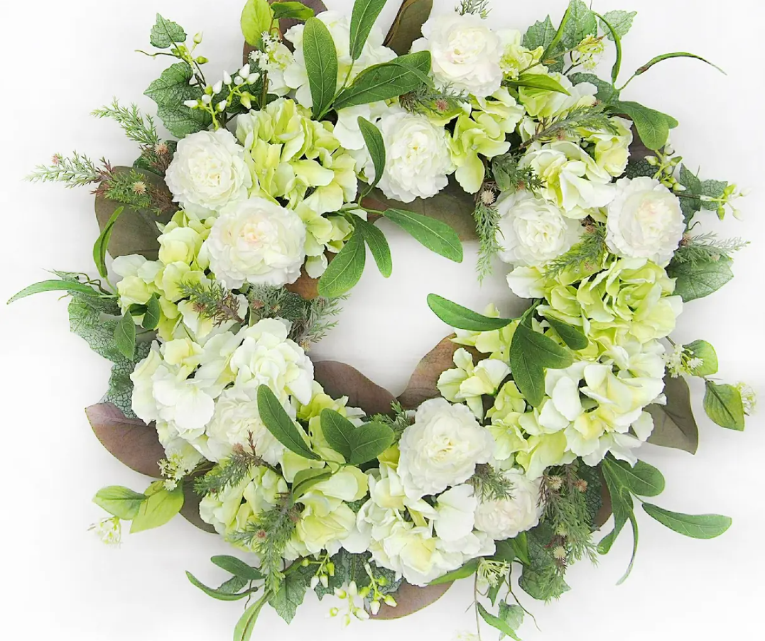 Hopeful Greetings Wreath, 24"