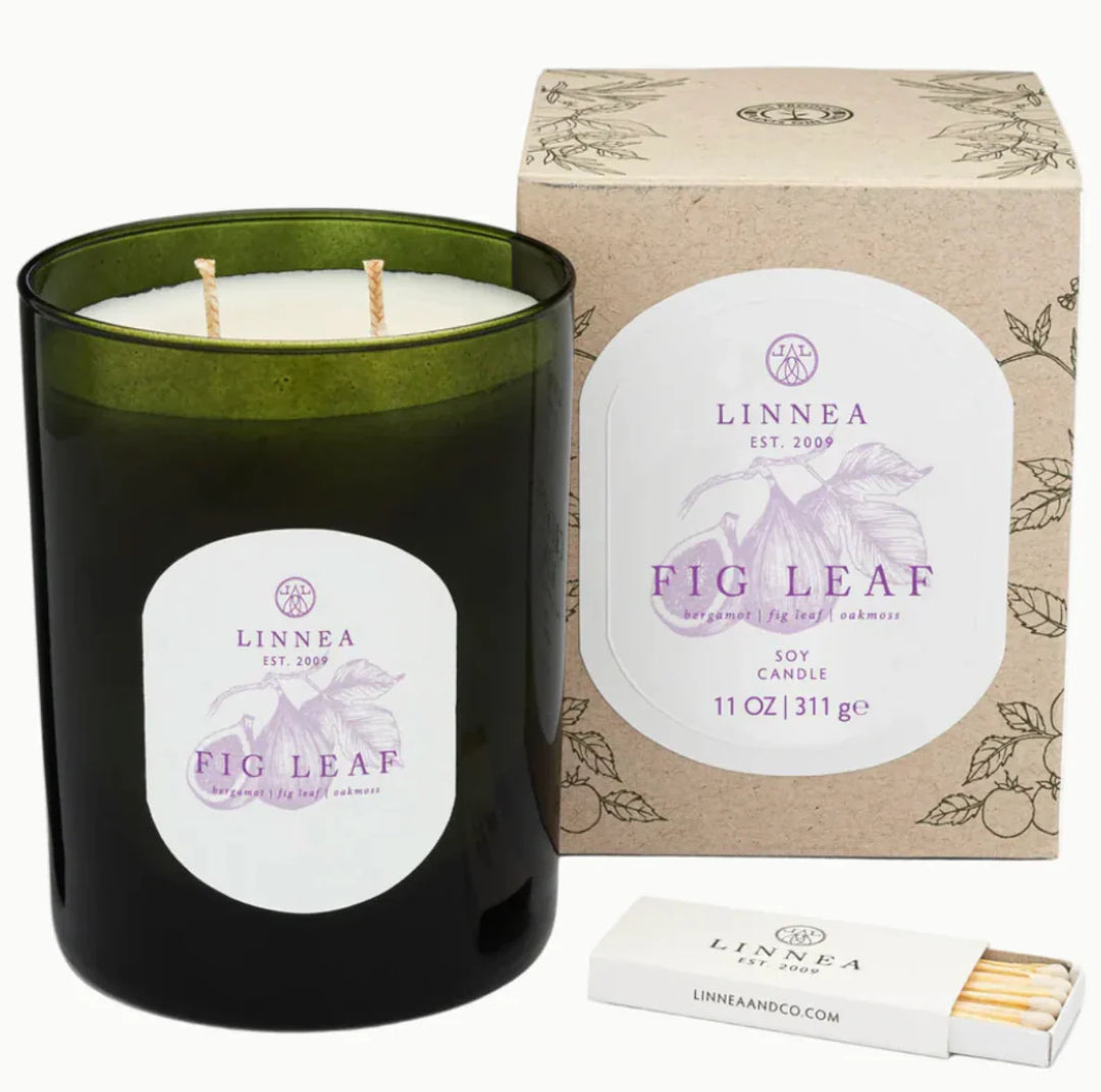 Fig Leaf Large 2-Wick Candle
