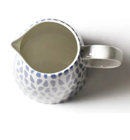 Iris Blue Drop Pedestal Pitcher