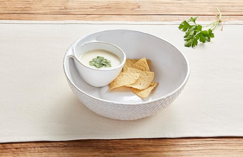 Stoneware Chip and Dip