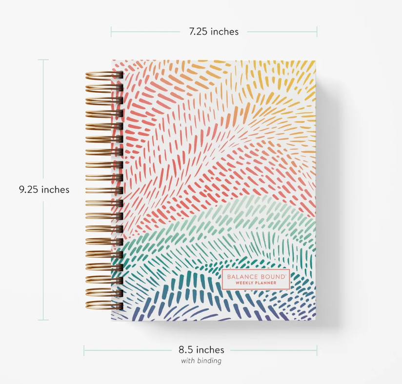 Rainbow Sunset Daily Planner