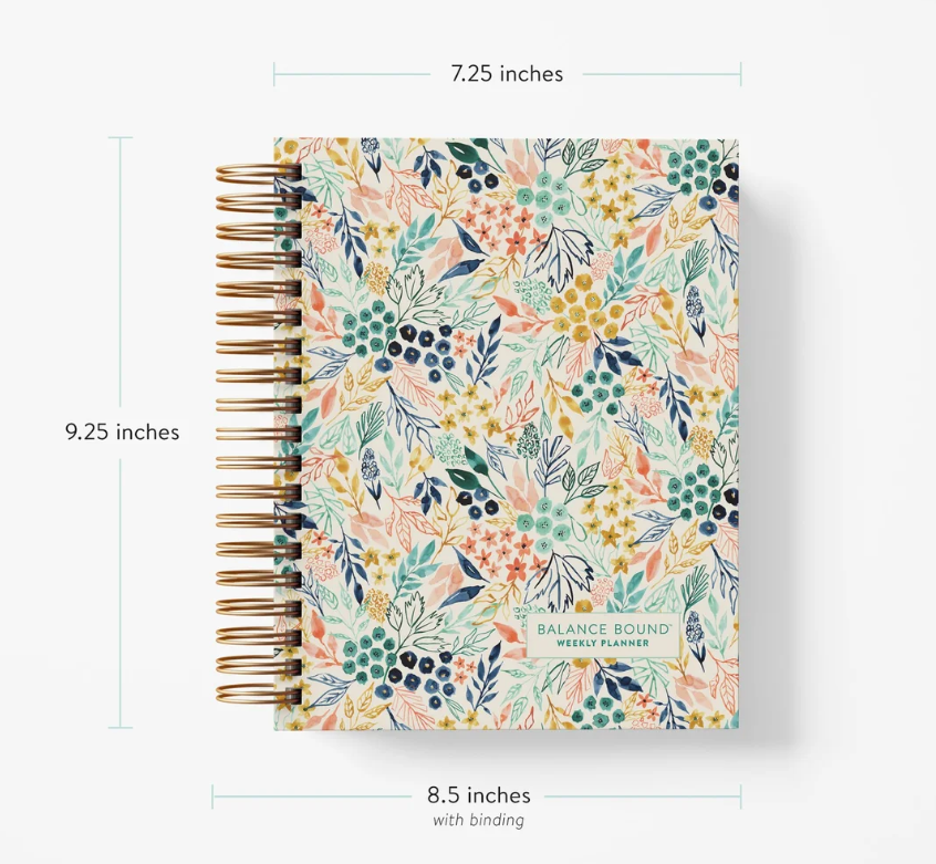 Fresh Blossoms Weekly Planner
