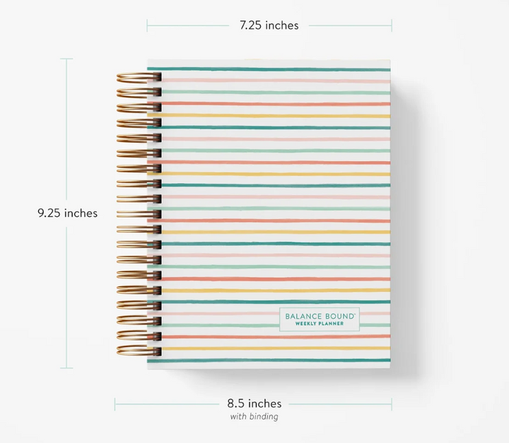 Colorful Stripe Weekly Planner
