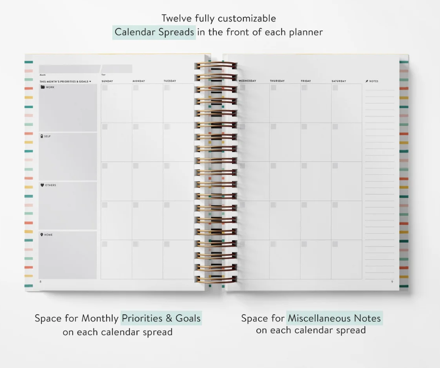 Colorful Stripe Weekly Planner
