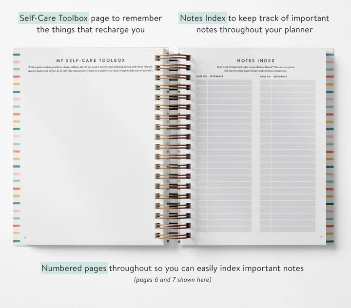 Colorful Stripe Weekly Planner