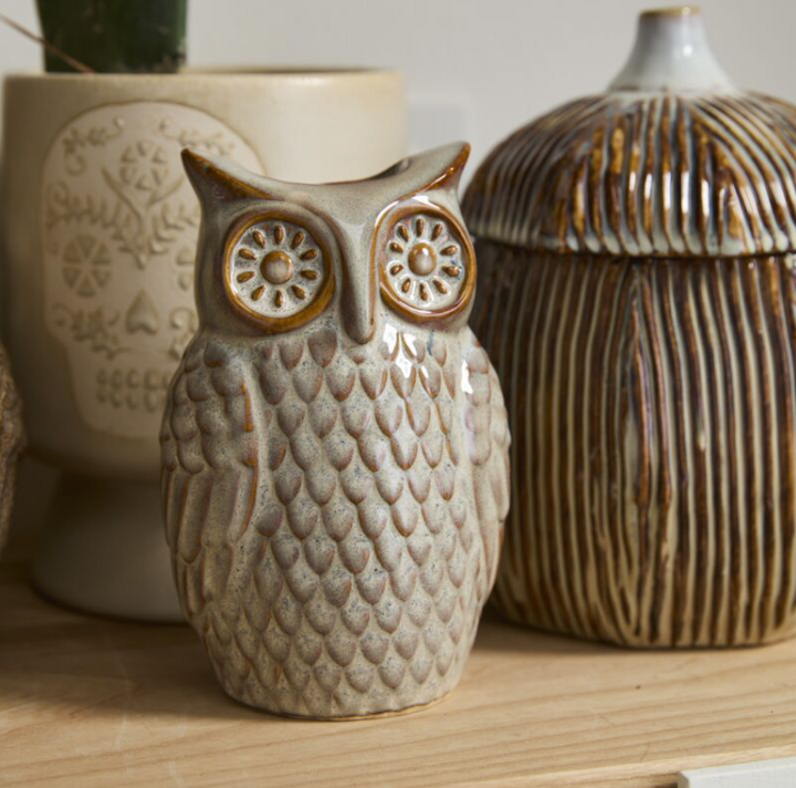 Great Grey Owl Budvase