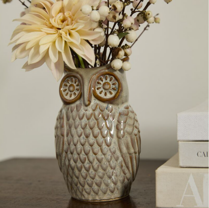 Great Grey Owl Budvase