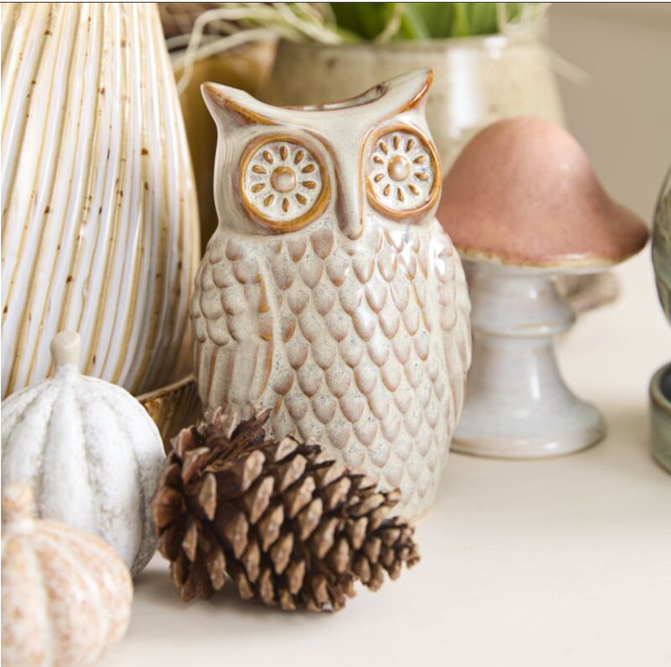 Great Grey Owl Budvase