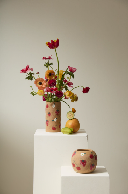 Natural Cherry Vase
