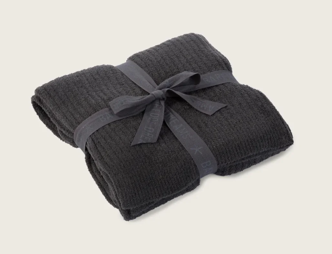 CozyChic Lite Ribbed Throw, Carbon