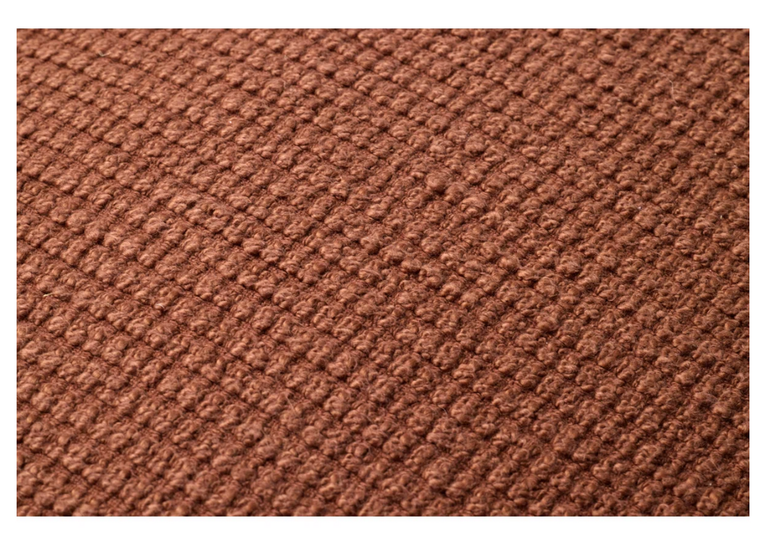 Rust Textured Pillow, 22" x 22"