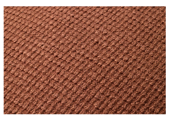 Rust Textured Pillow, 22" x 22"