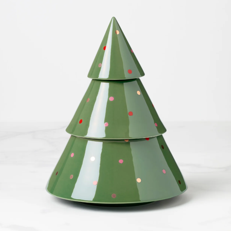 Evergreen Tree Treat Jar