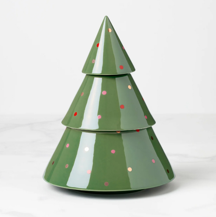 Evergreen Tree Treat Jar