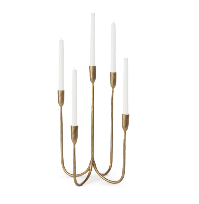 Forged Iron Candelabra