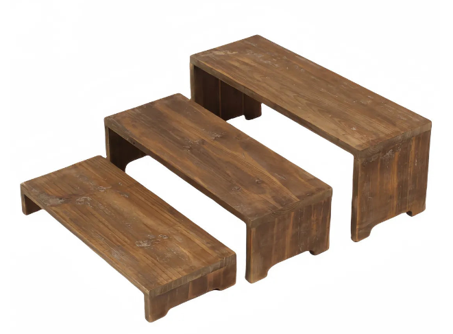 Nested Wooden Table Risers