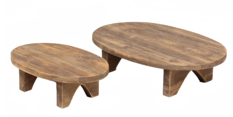 Oblong Wooden Display Riser