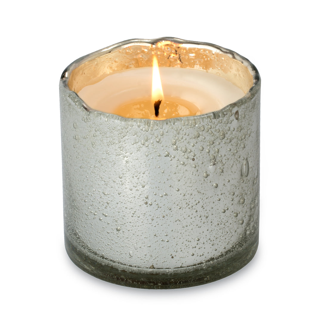 Artisan Glass Tumbler Silver - 13oz - Tobacco Bark