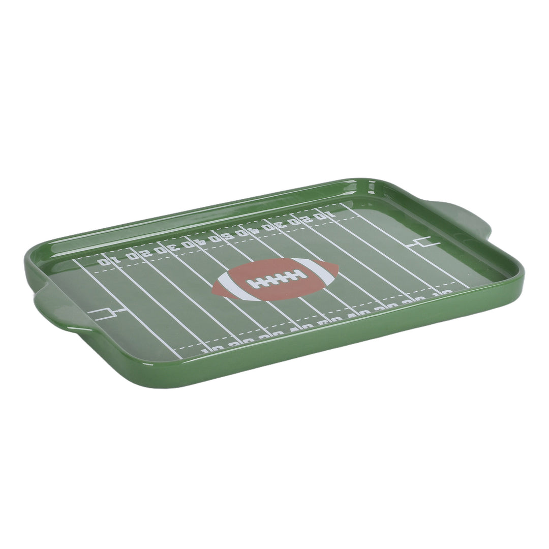 Football Platter,  13" x 9"