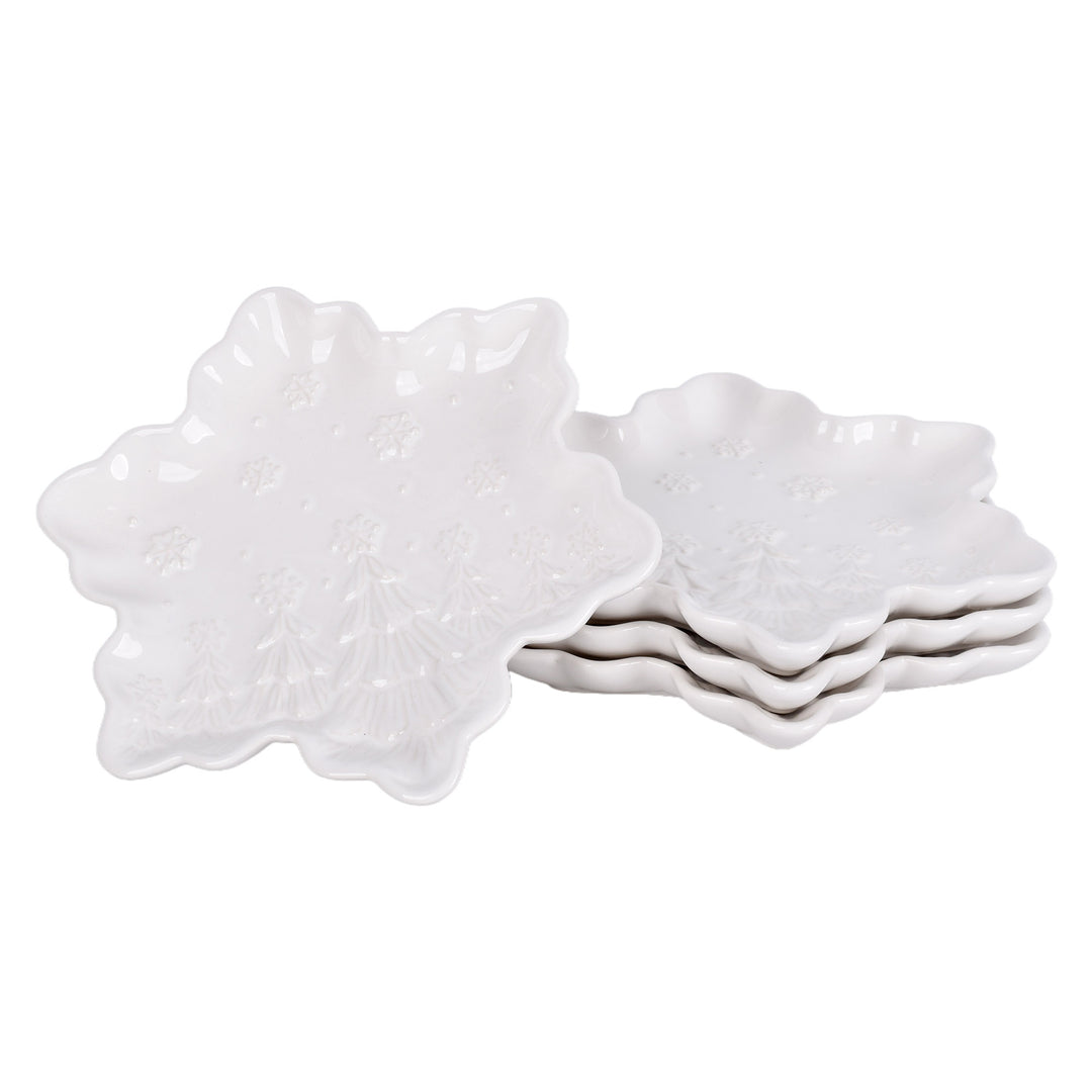 Snowflake Plates | Frosty Forest