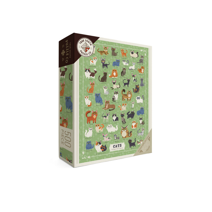 Illustrated Cats Puzzle, 500 Piece