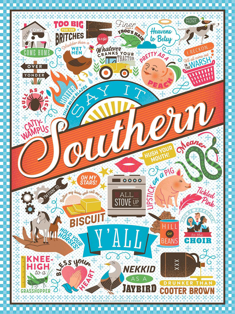 Say It Southern Puzzle, 500 Piece