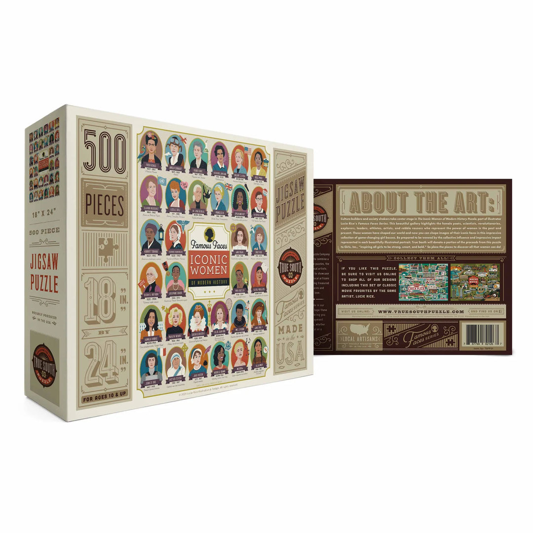 Iconic Women of Modern History Puzzle, 500 Piece