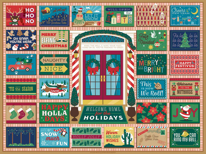 Holiday Doormats Puzzle, 500 Piece