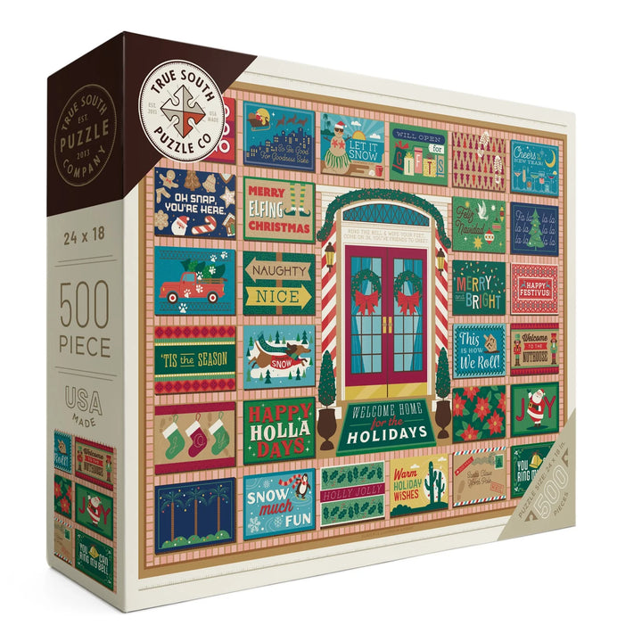 Holiday Doormats Puzzle, 500 Piece