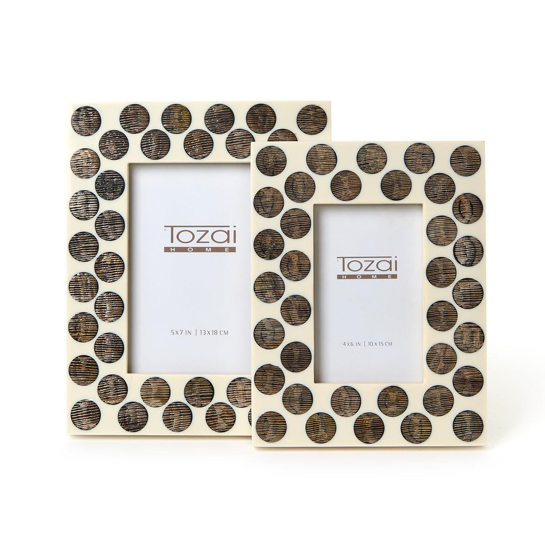 Chiseled Horn Photo Frame