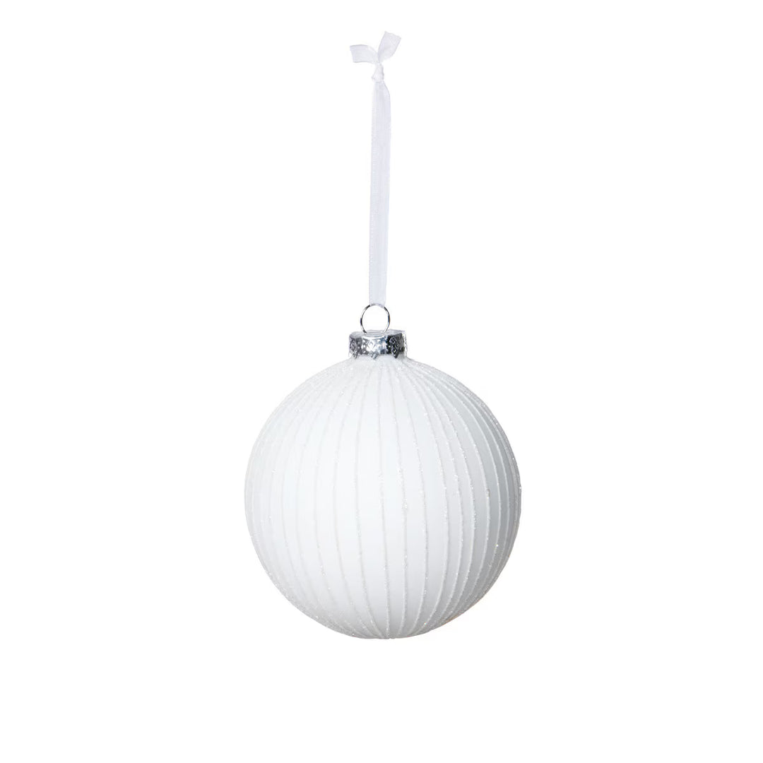 Glistening Glass Ball Ornament