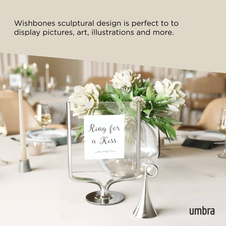 Chrome Wishbone Picture Frame